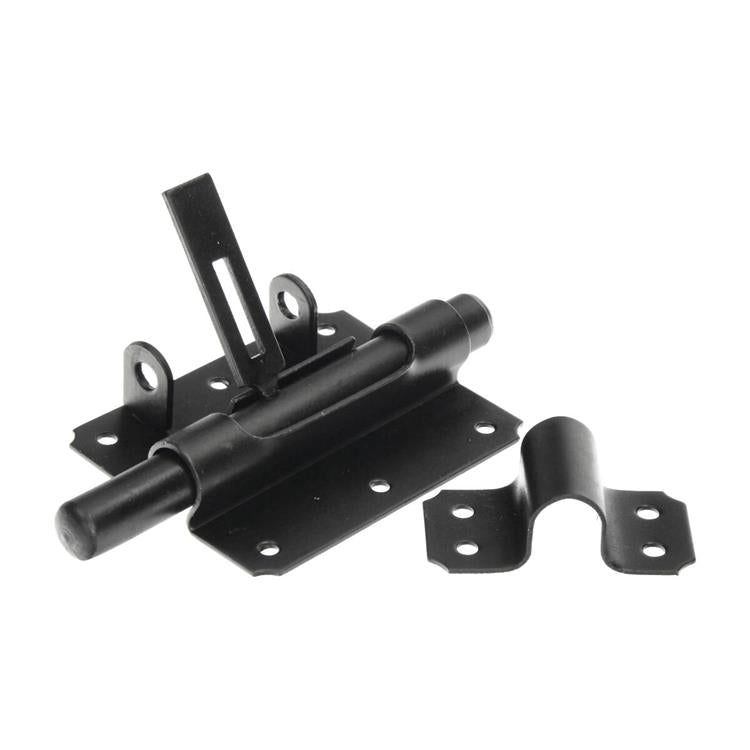 Mack 1069135 - hangslotgrendel zwart 100 mm | 5 stuks