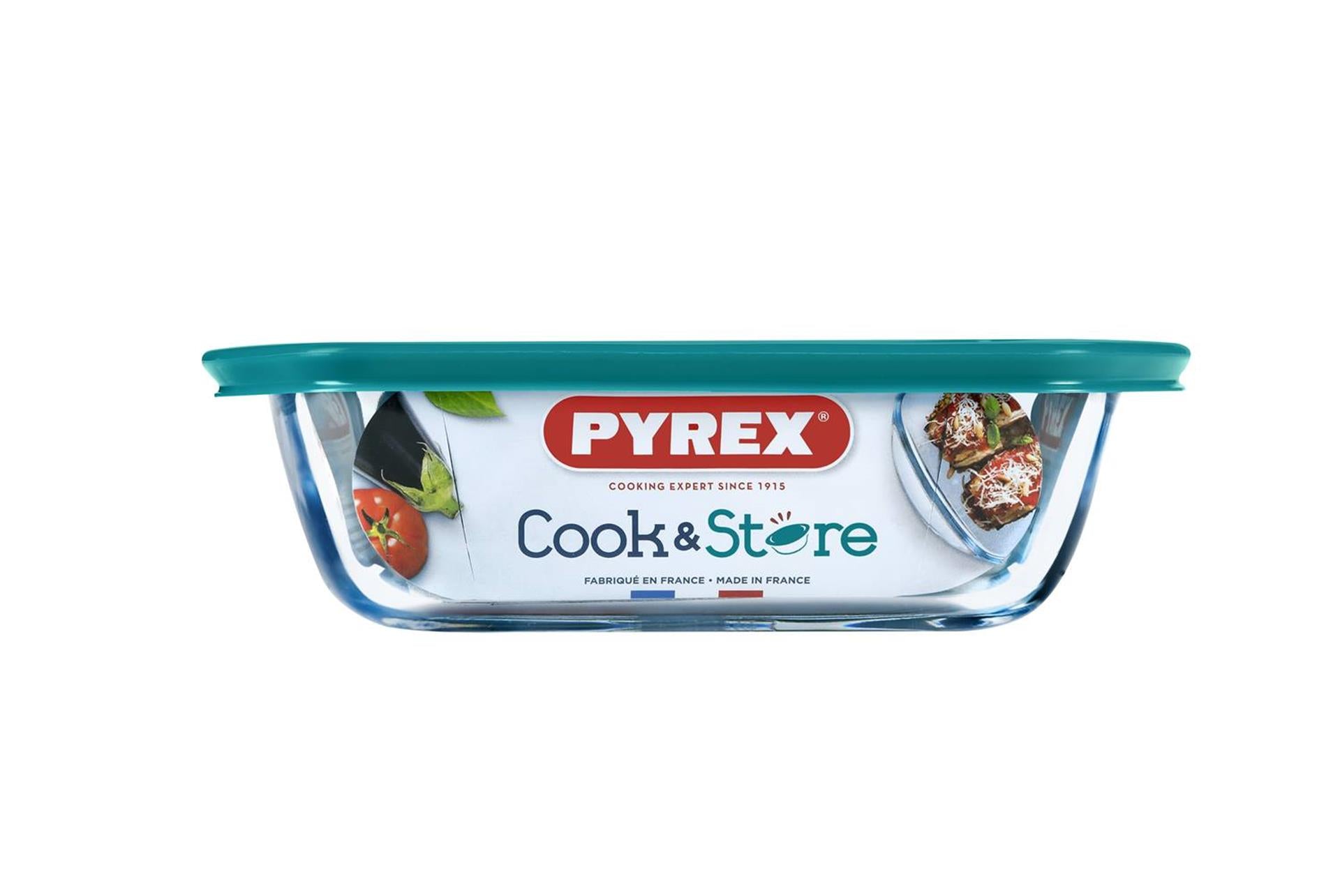 Pyrex kookopbergruimte 1,2l schaal met deksel deksel