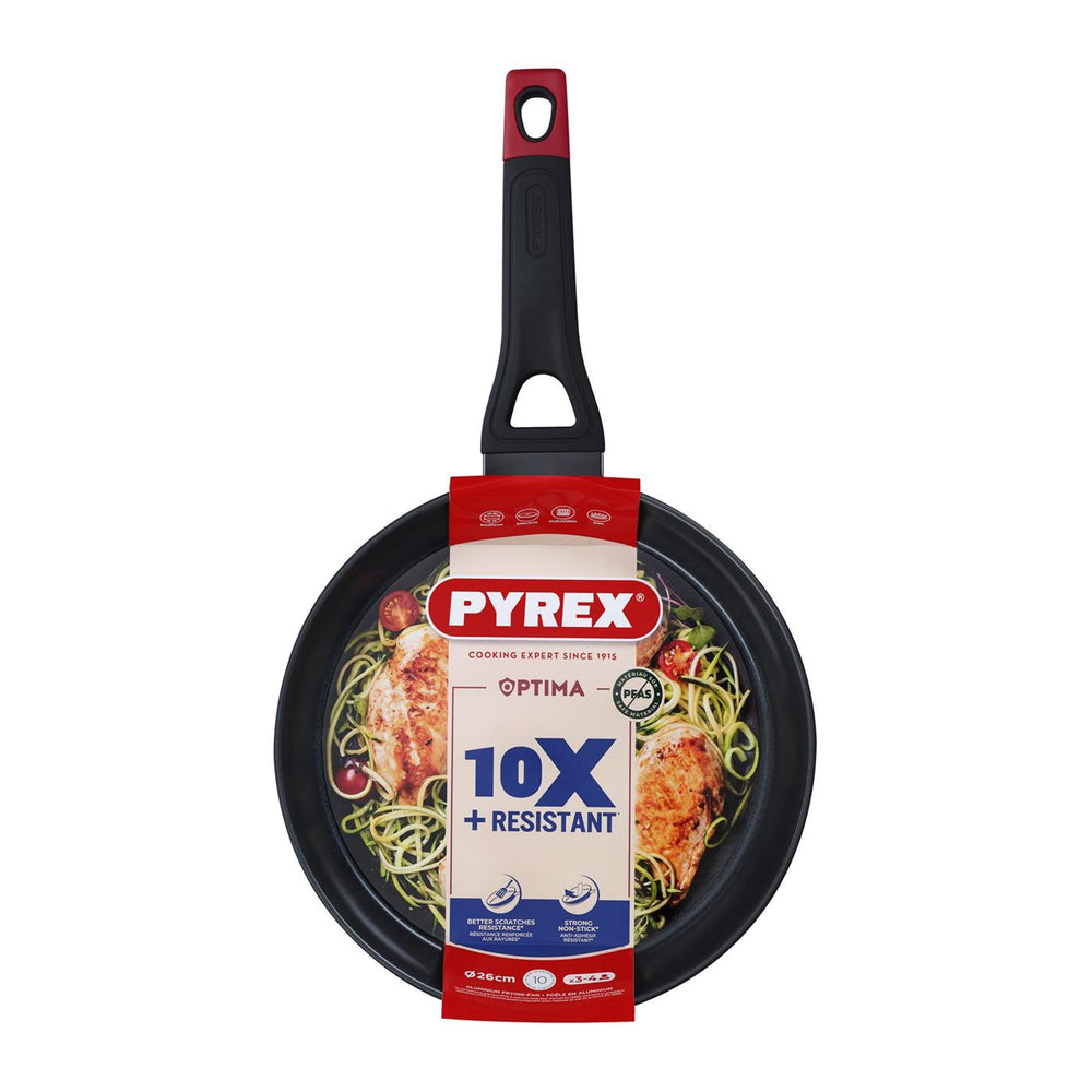 Pyrex optima+ koekenpan ø26cm voor o.a. inductie