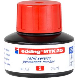 Inktnavulling edding mtk25 rood 25 ml
