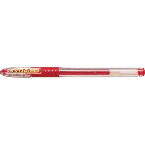 Gel rollerball pen g1 grip pilot rood