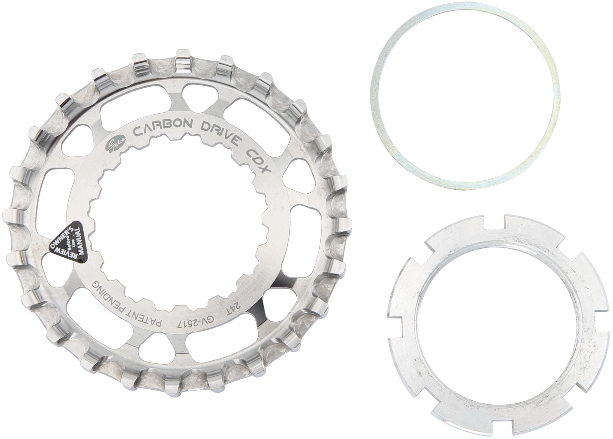 Poorten tandwiel cdx 24t bosch gen.2 incl. afstandsset