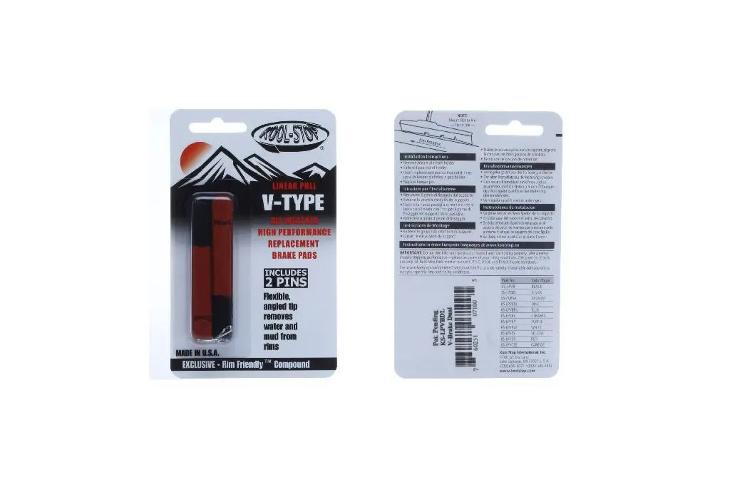 Koolstop - remblok v-brake vervangingsblokkenset dual compound