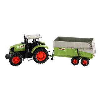 Dickie tractor claas ares met aanhanger