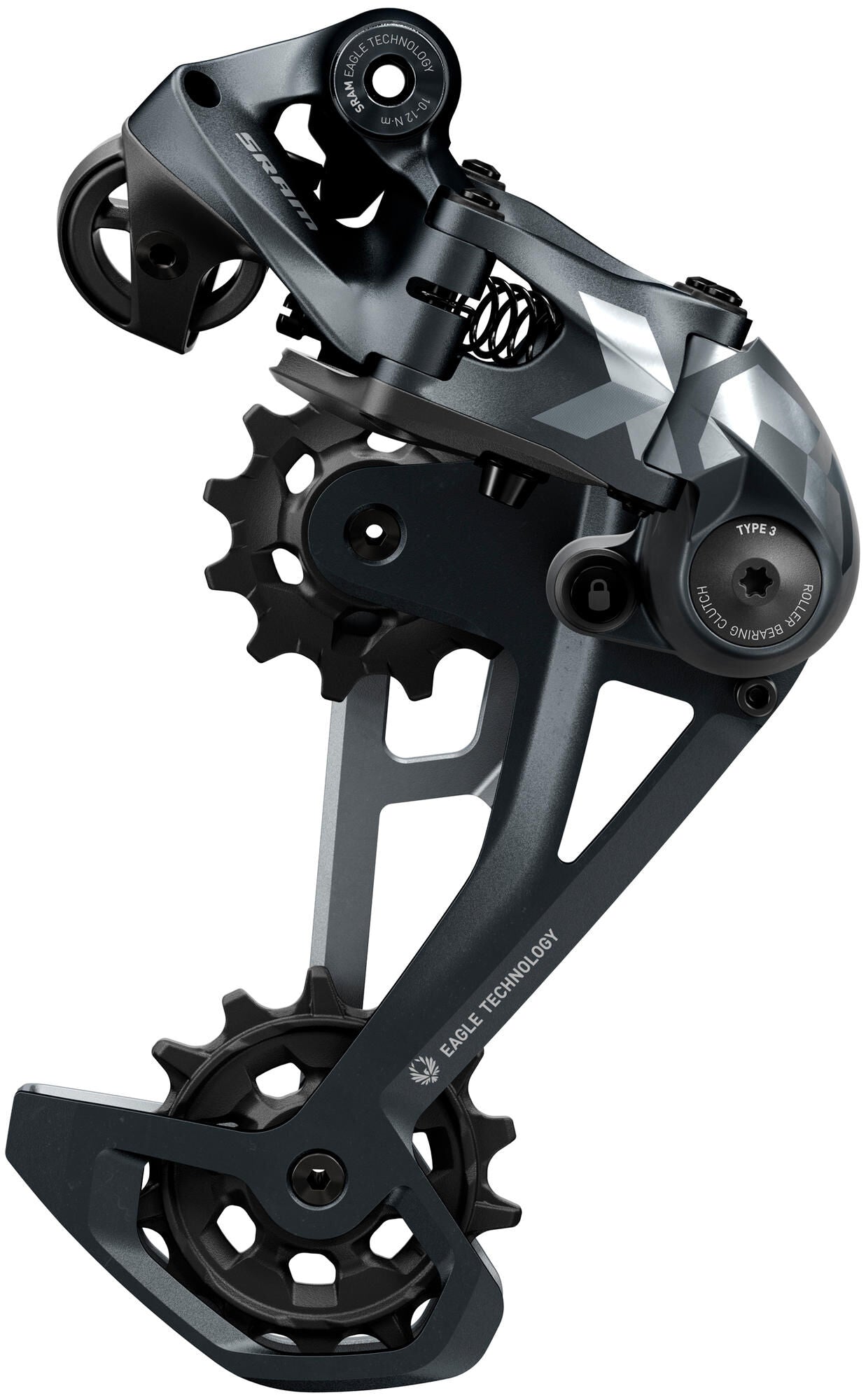Sram achterderailleur x01 eagle rear derail. x01 eagle 52t lunar grey
