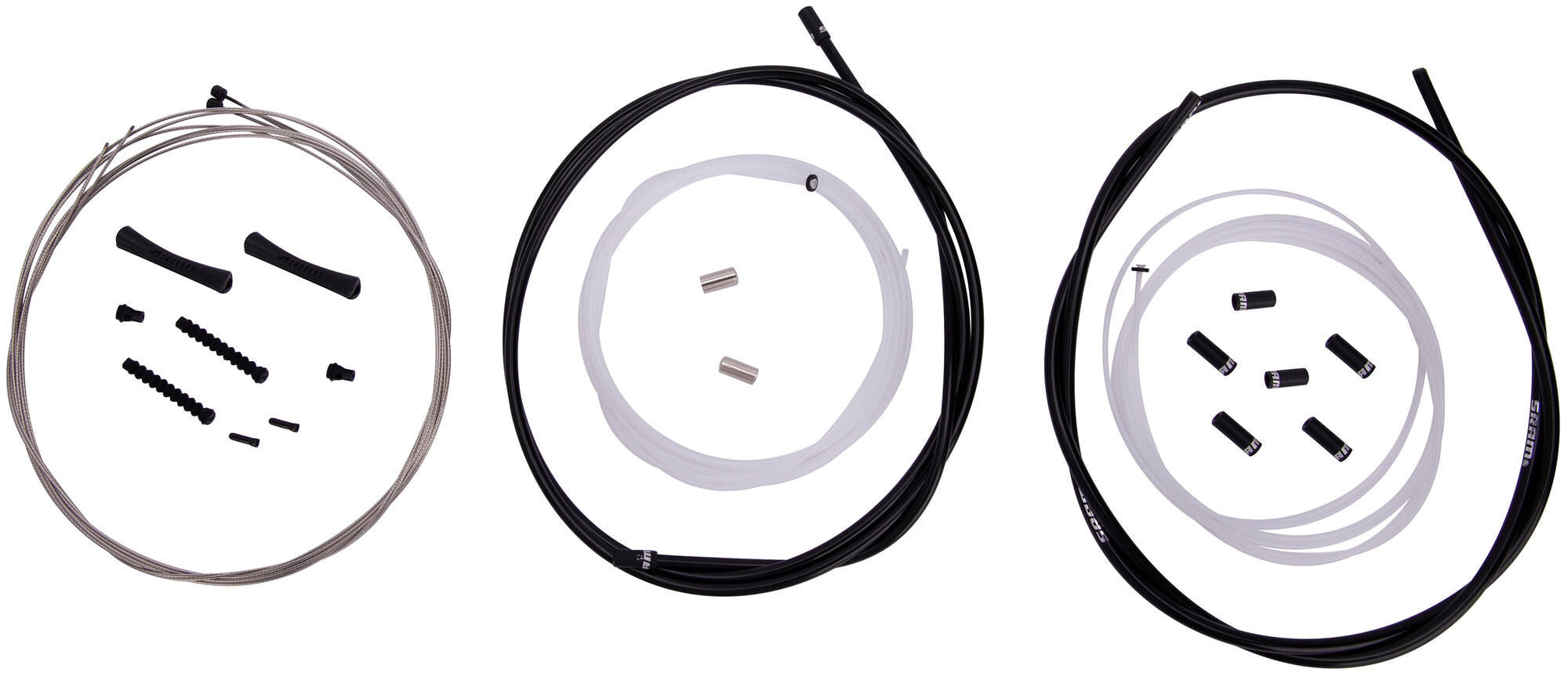 Sram versnellingskabel-set slickwire pro line set slickwire pro 2x2300mm black