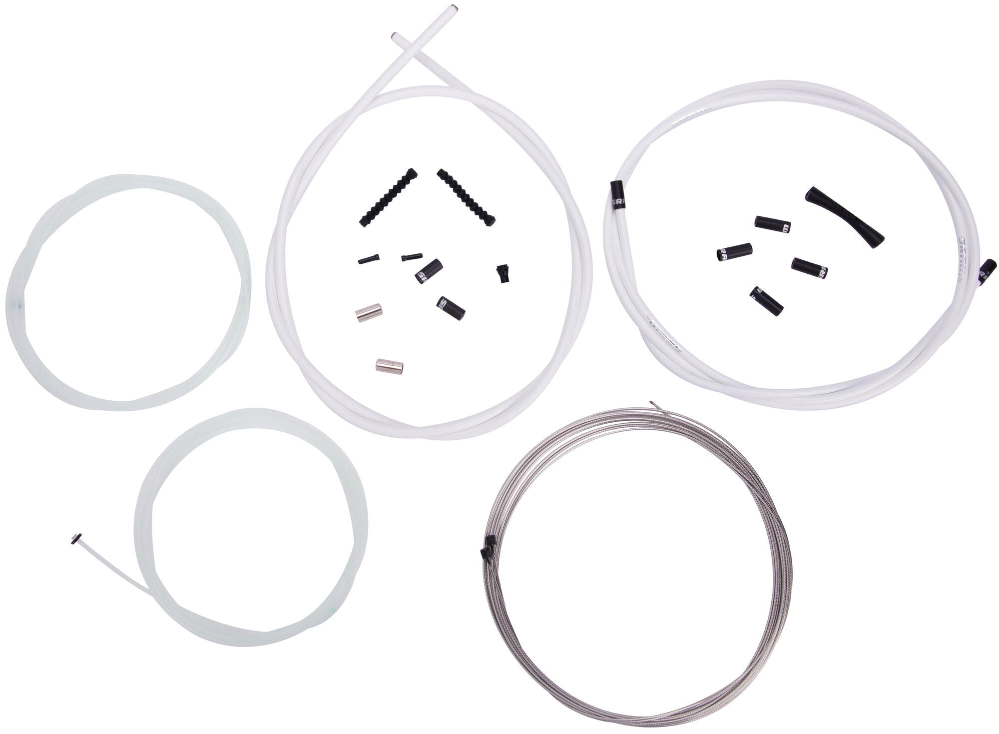 Sram versnellingskabel-set slickwire pro line set slickwire pro 2x2300mm white