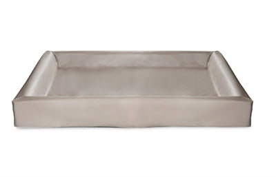 Bia bed kunstleer hoes hondenmand taupe