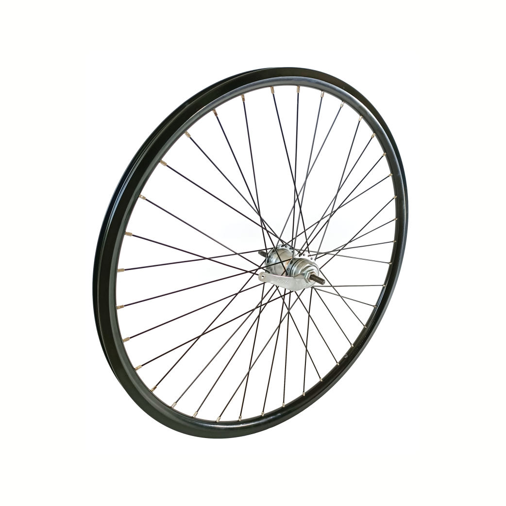 Achterwiel 28x1 5 x1 3 8 nexus 3 remnaaf rodi aluminium velg, zwart.