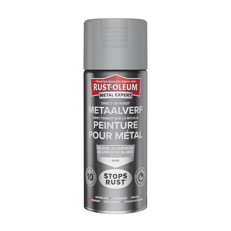Rust-oleum 1071354 - metaalverf -hg -ral9006 -750ml metal expert | 1 stuks