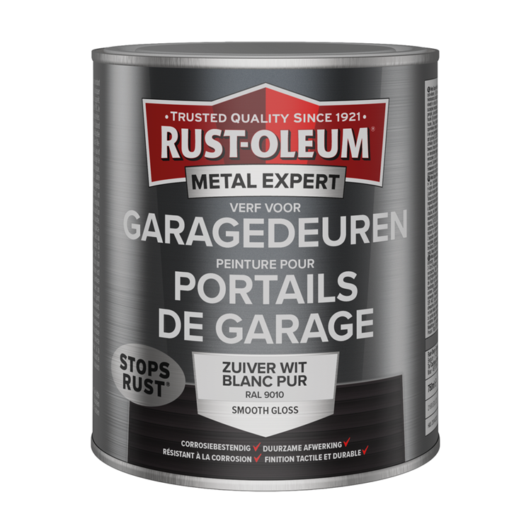 Rust-oleum 1071355 - verf garagedeur-ral 9010-750ml metal expert | 1 stuks
