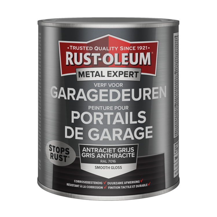 Rust-oleum 1071358 - verf garagedeur-ral 7010-750mlmetal expert | 1 stuks