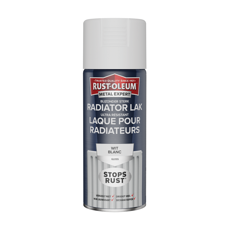 Rust-oleum 1071387 - radiatorlak - hg - wit -400ml | 1 stuks
