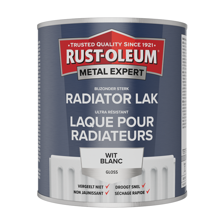 Rust-oleum 1071388 - radiatorlak - hg - wit -750ml | 1 stuks