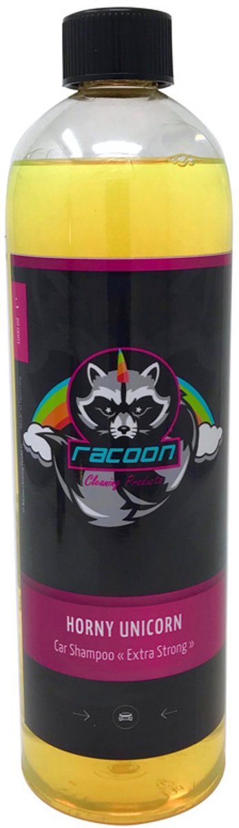 Racoon autoshampoo horny unicorn 1 liter oranje