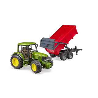 Bruder 2057 john deere 6920 tractor met aanhanger