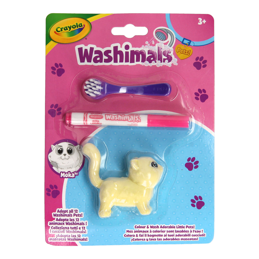 Crayola washimals hond kat