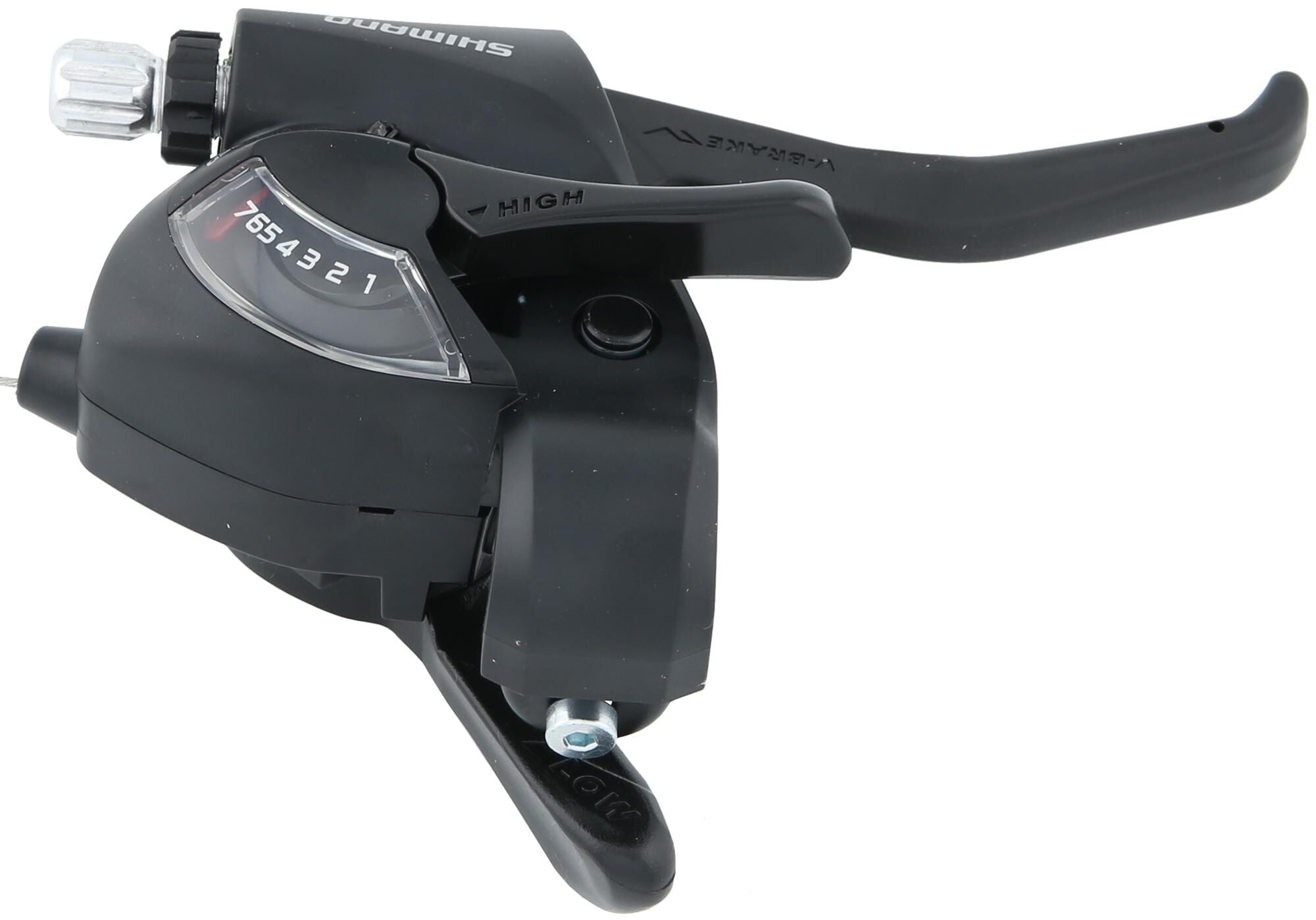 Shimano versteller (rechts) met remhendel 7 speed st-ef41 - zwart