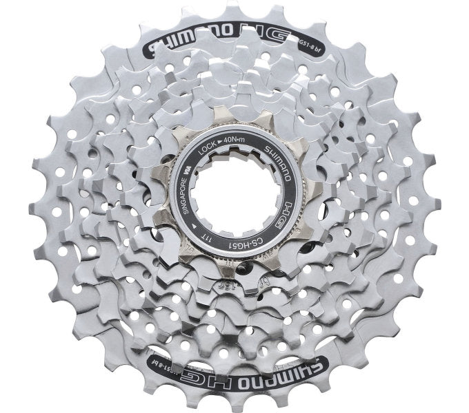 Shimano cs-hg51 8-speed cassette 11-30 (10 workshop pack)