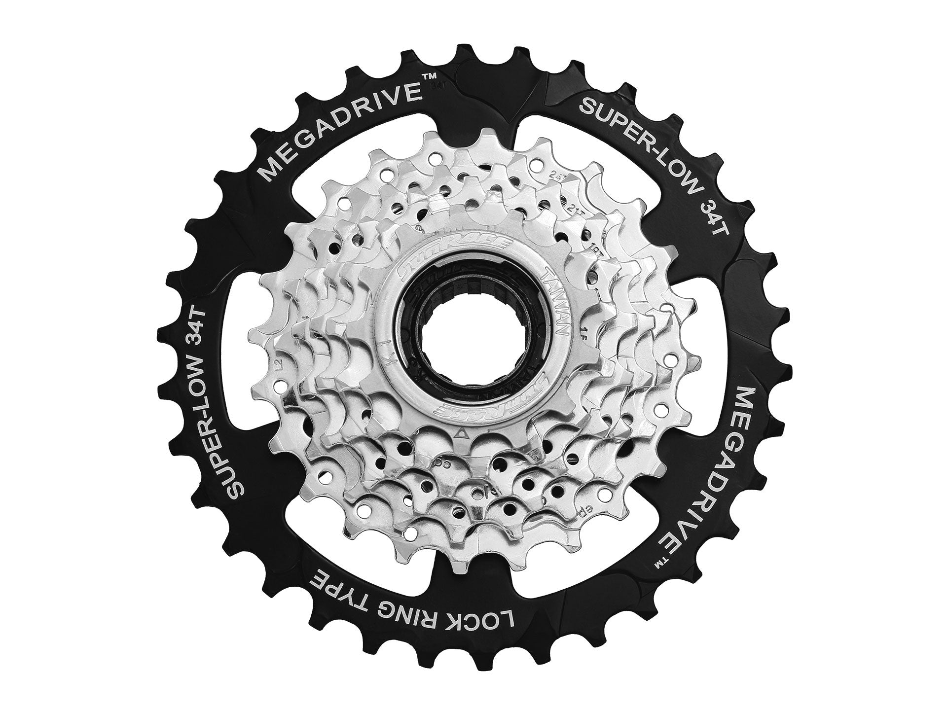 Roue libre Sunrace 7 vitesses 13-34 - zinc