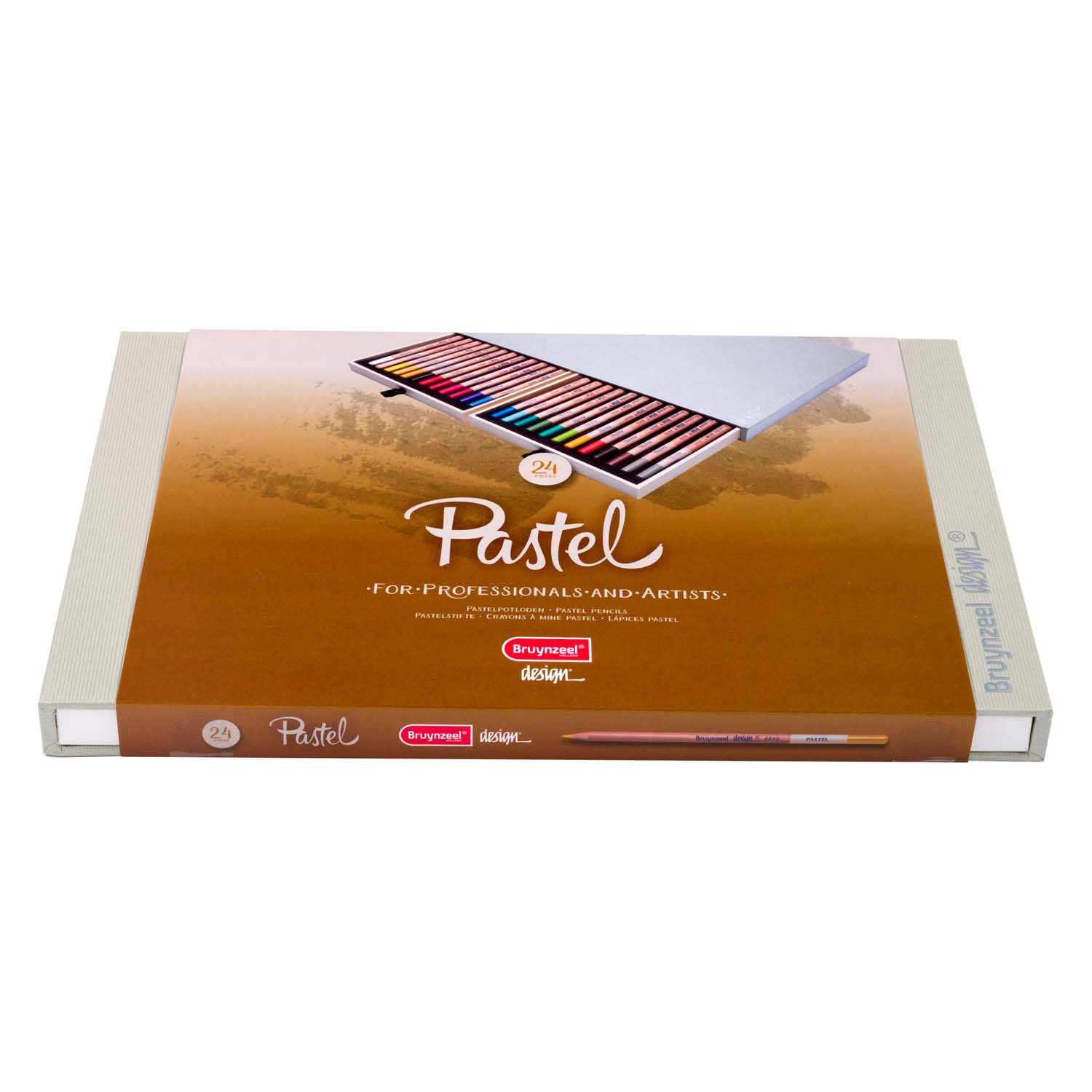 Bruynzeel design pastelpotlooddoos, 24 kleuren