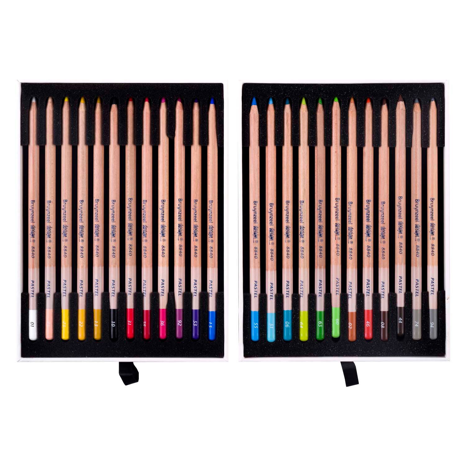 Bruynzeel design pastelpotlooddoos, 24 kleuren