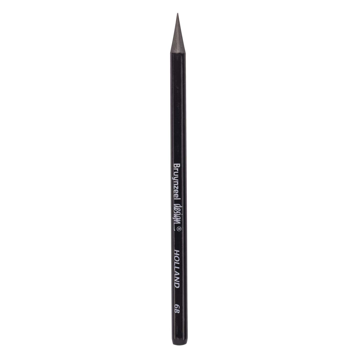 Bruynzeel design grafietstift 6b - 12st.