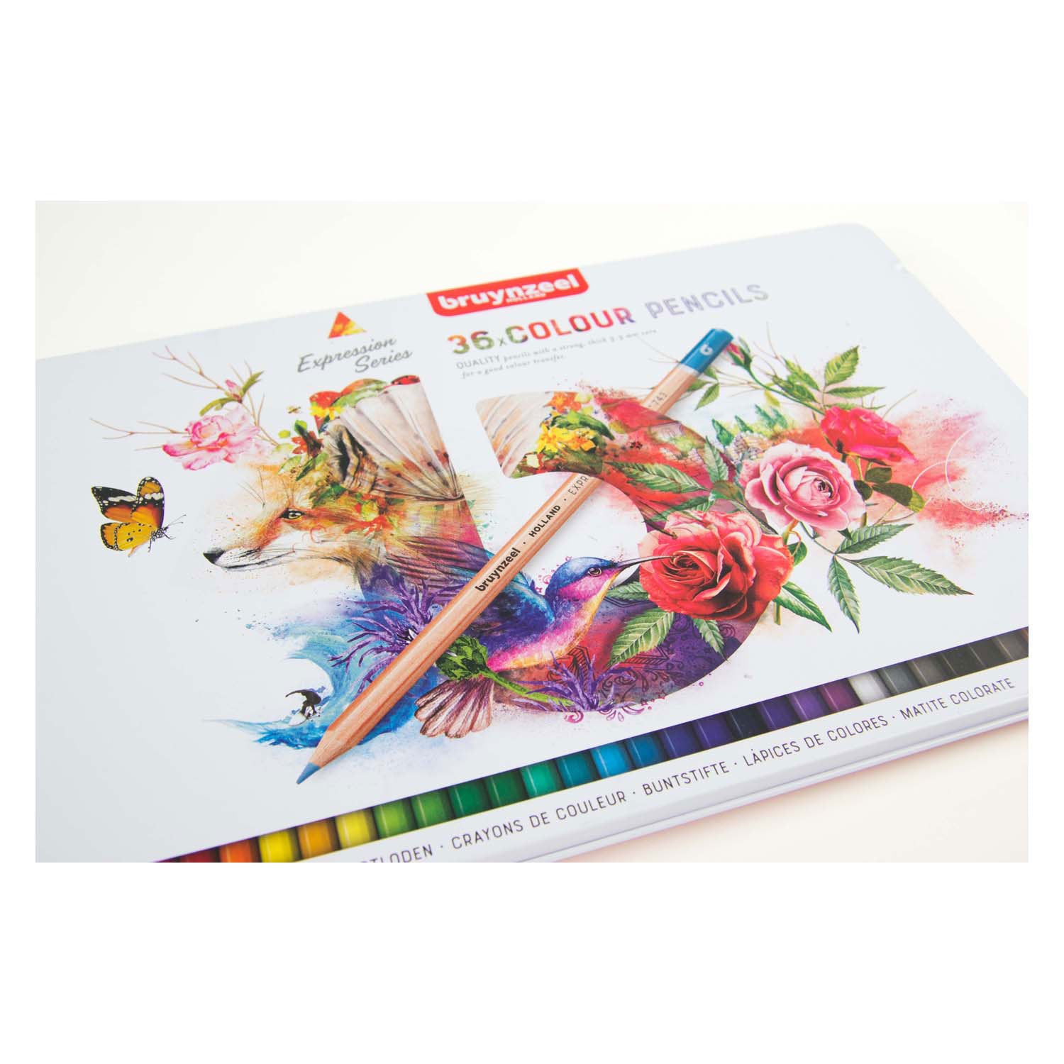 Bruynzeel expressie kleurpotloden blik 36