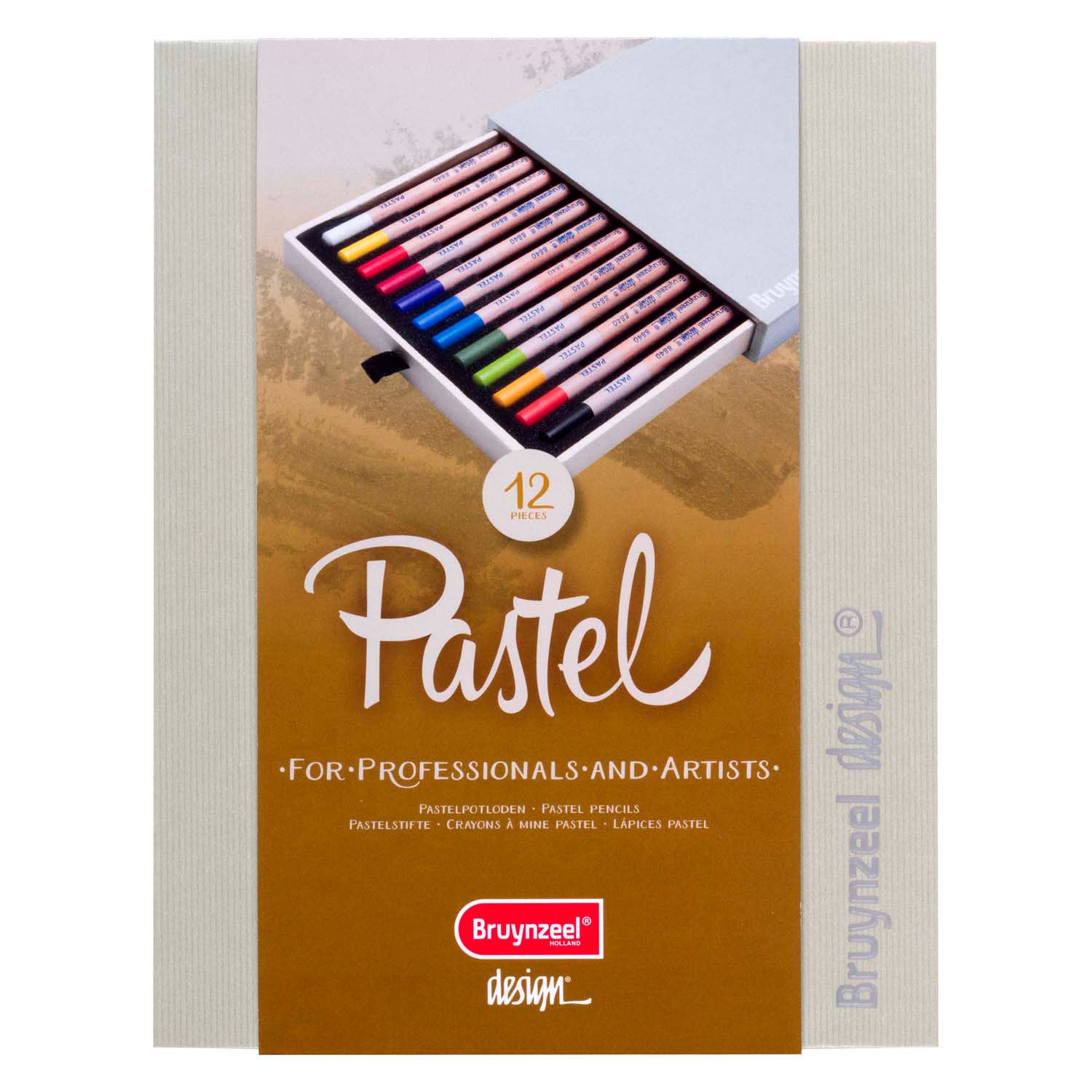 Bruynzeel design pastelpotlooddoos, 12 kleuren