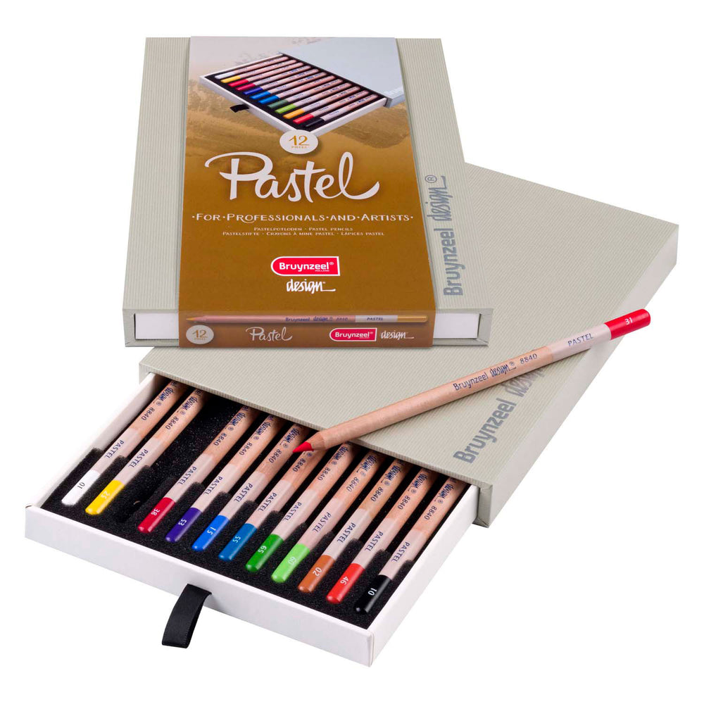 Bruynzeel design pastelpotlooddoos, 12 kleuren
