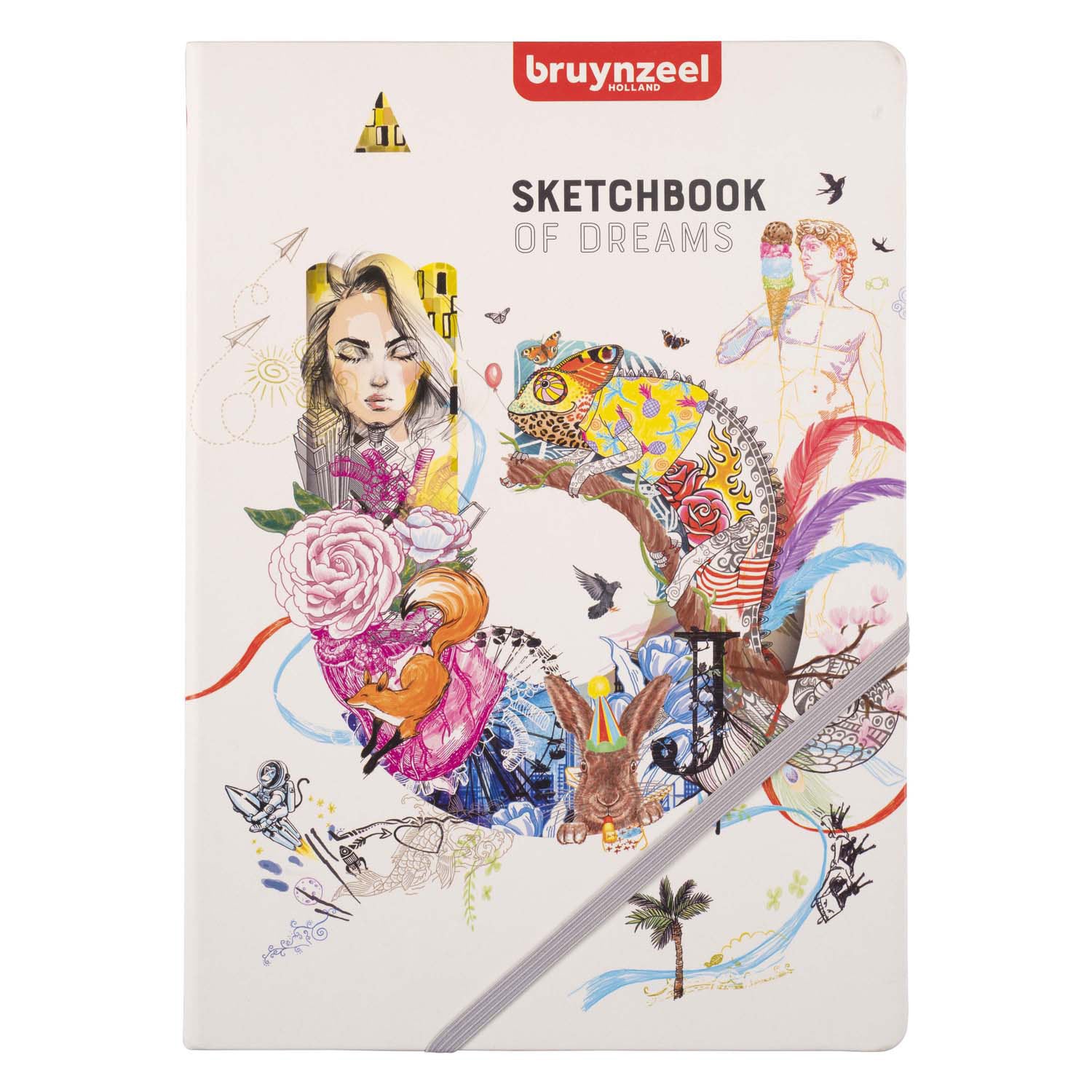 Bruynzeel creatives schets notitieboek a4 140 gm 80 geïmproviseerd