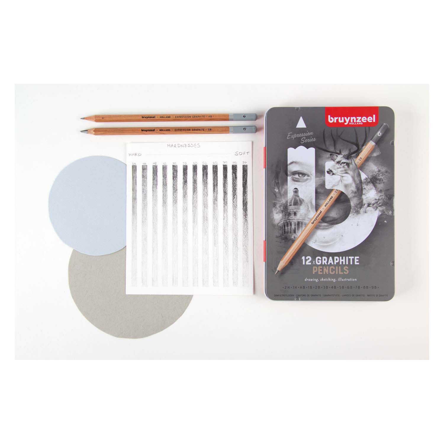 Bruynzeel expressie grafietpotloden blik 12