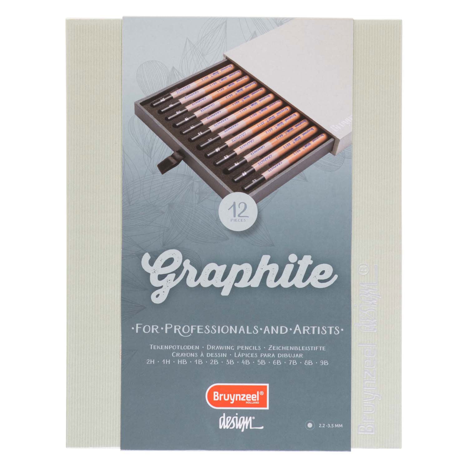 Bruynzeel design grafietdoos 12 stuks