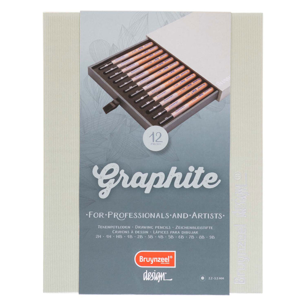 Bruynzeel design grafietdoos 12 stuks