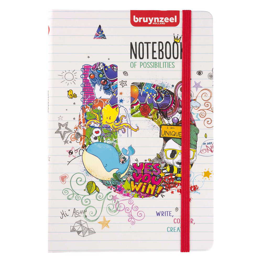 Bruynzeel notitieboek a5 80 gram 160 pagina's