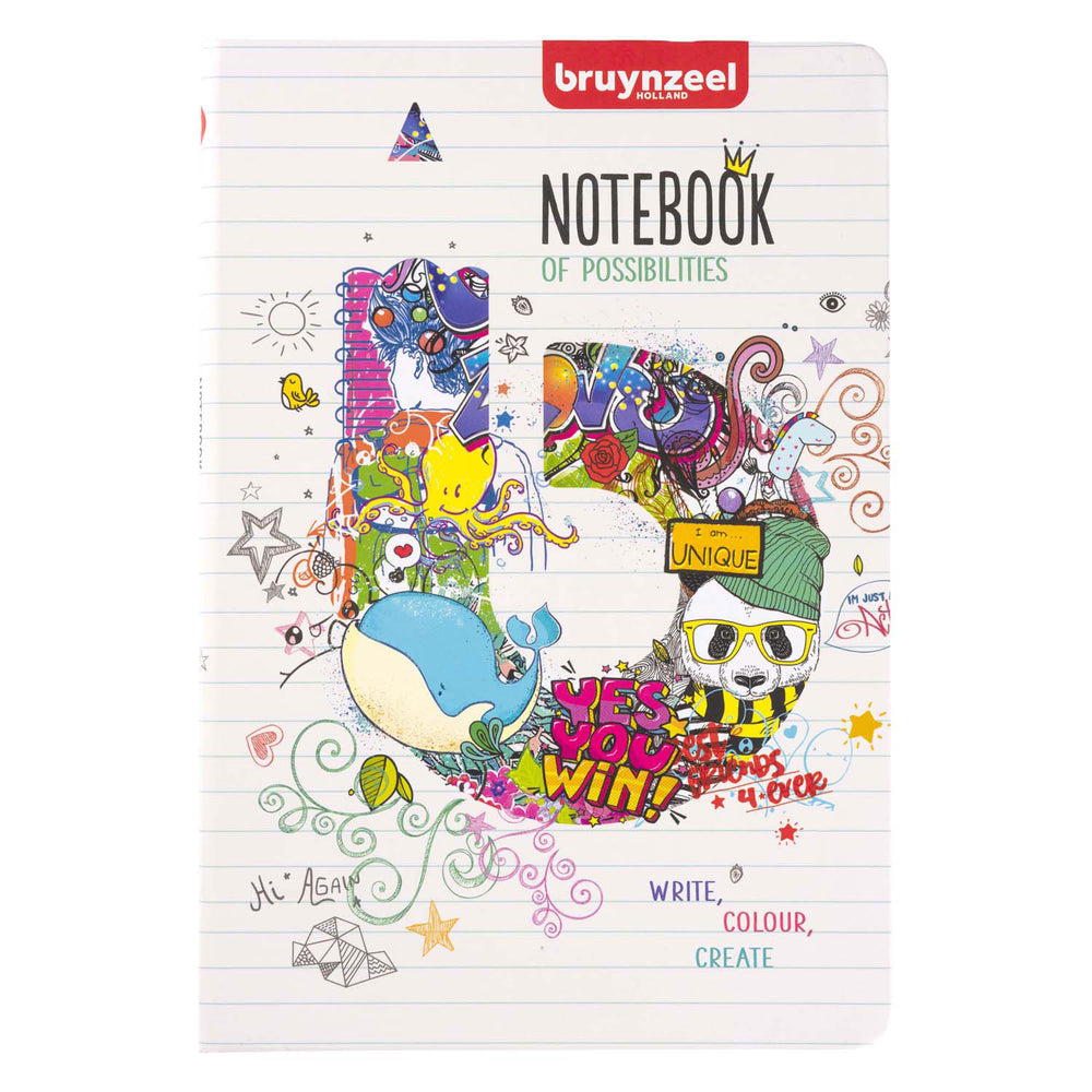 Bruynzeel notitieboek a5 80 gram 160 pagina's