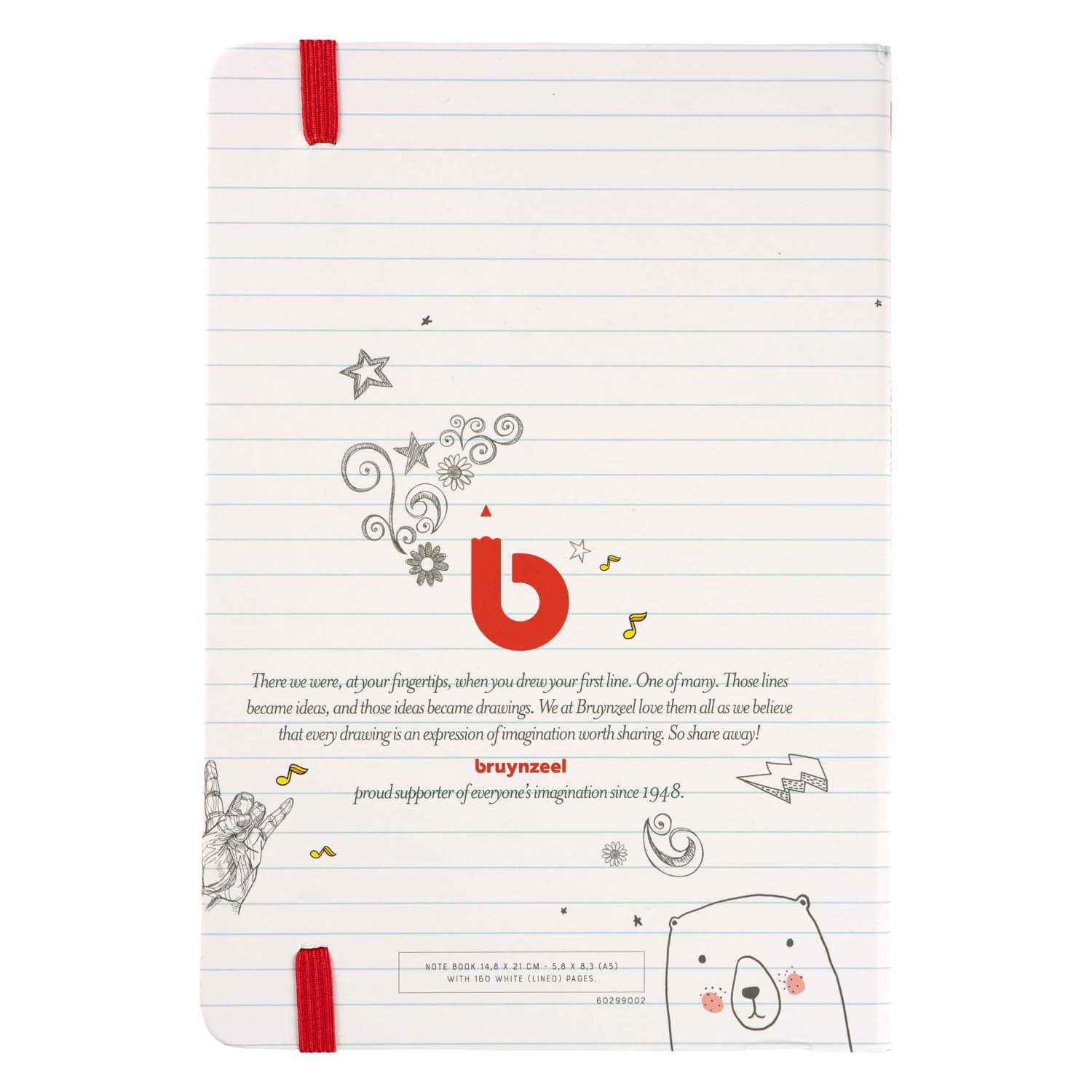 Bruynzeel notitieboek a5 80 gram 160 pagina's