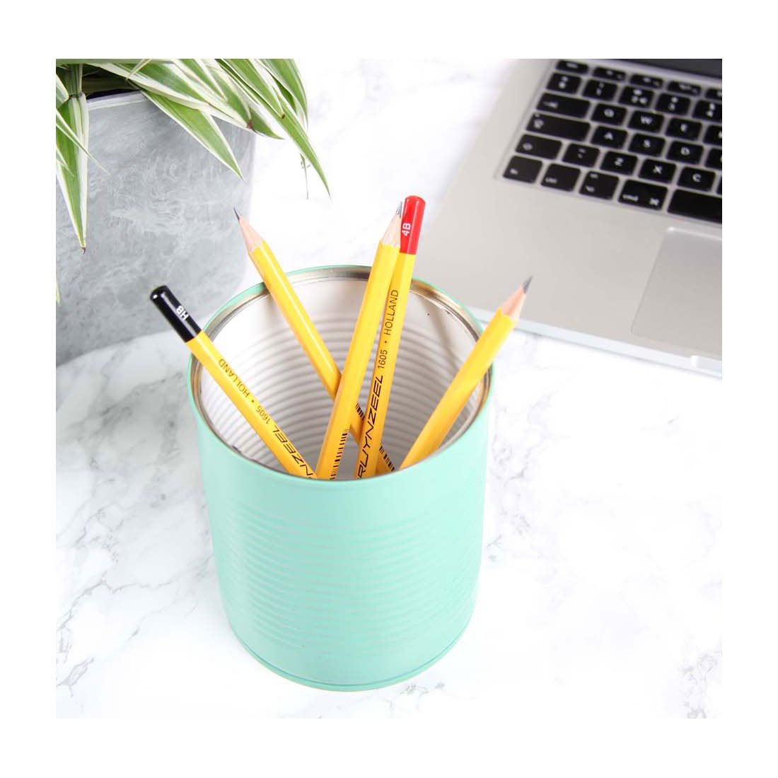 Bruynzeel tieners burotek blik 6 grafietpotloden