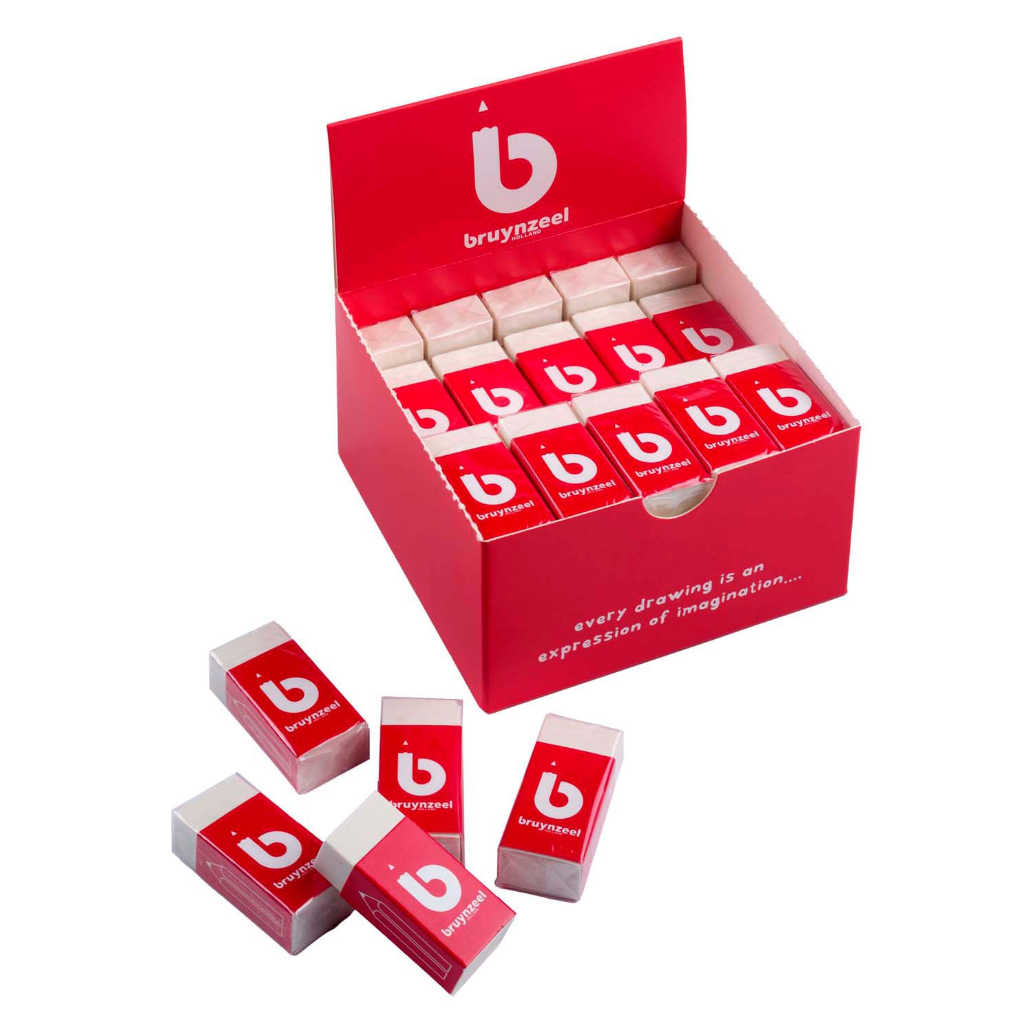 Bruynzeel medium kunststofgom, 1st.