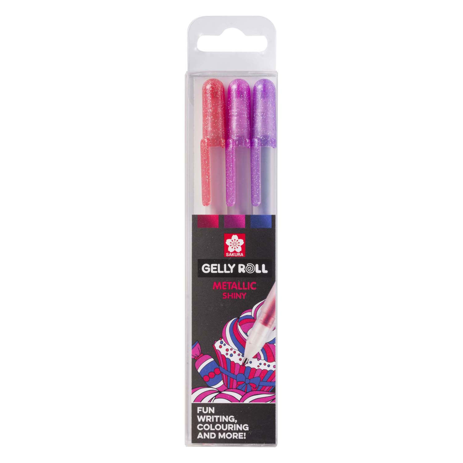 Sakura gelly roll metallic set 3 gelpennen snoepjes