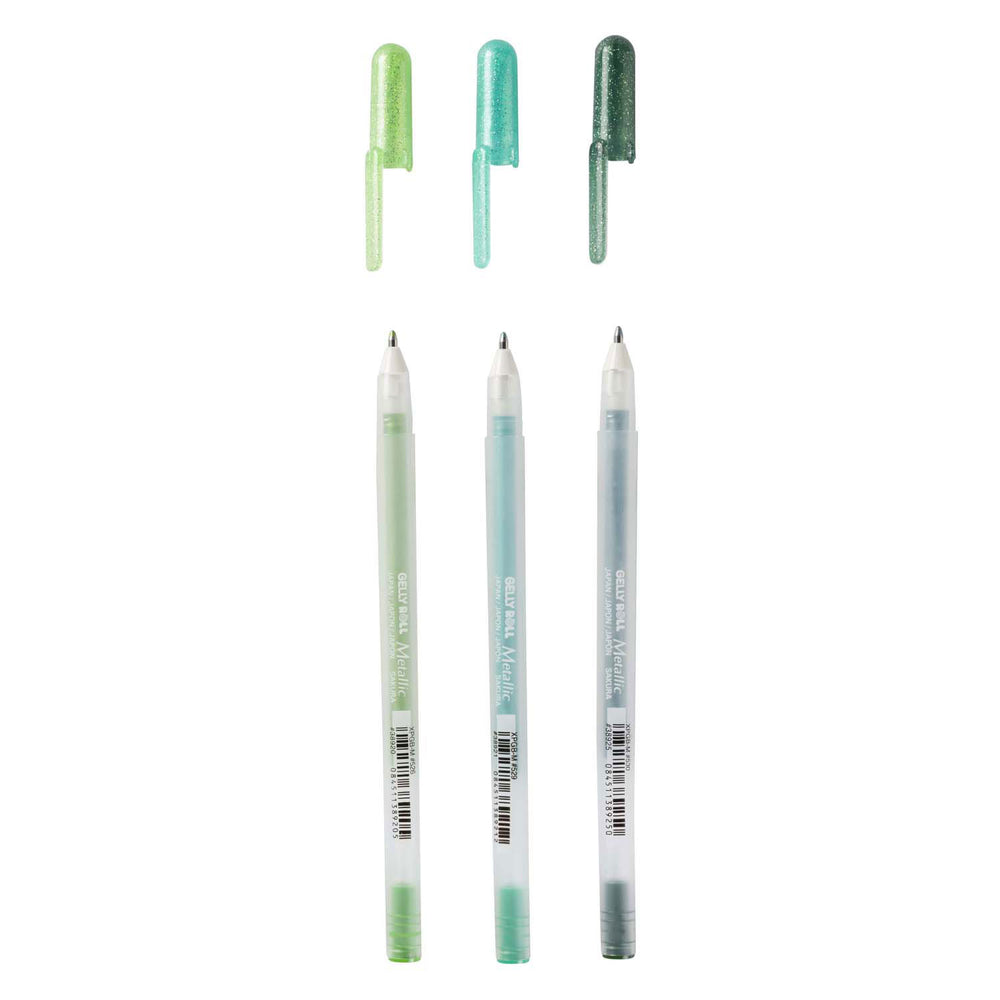 Sakura gelly roll metallic set 3 gelpennen bos