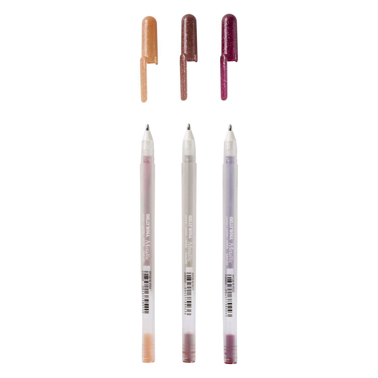 Sakura gelly roll metallic set 3 gelpennen natuur
