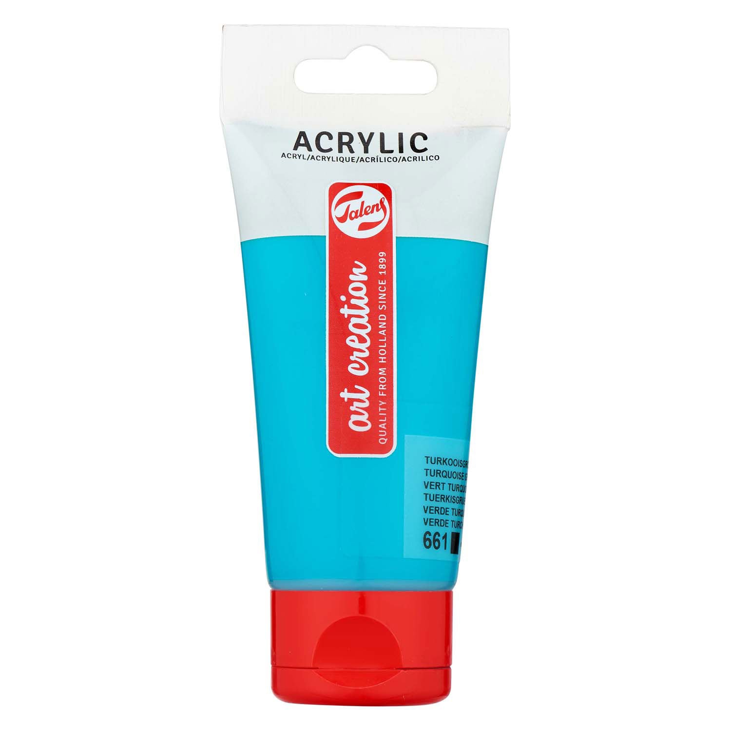 Talens art creation acrylverf tube 75ml turkooisgroen 661
