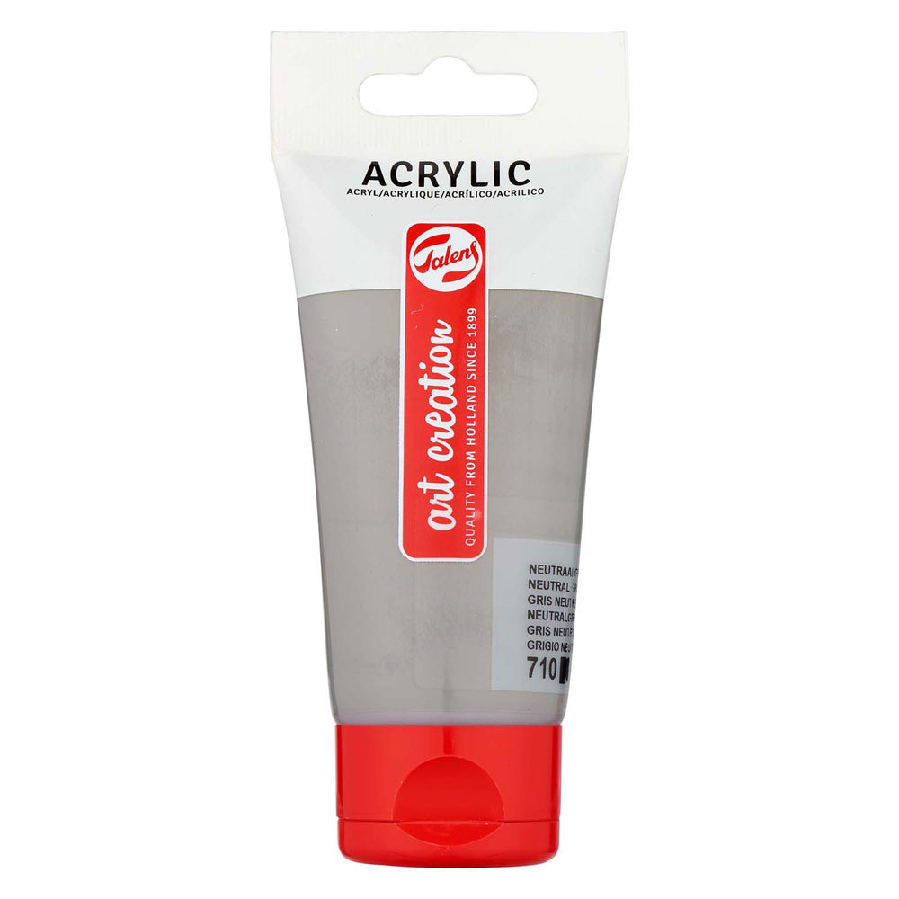 Talens art creation acrylverf tube 75ml neutraalgrijs 710