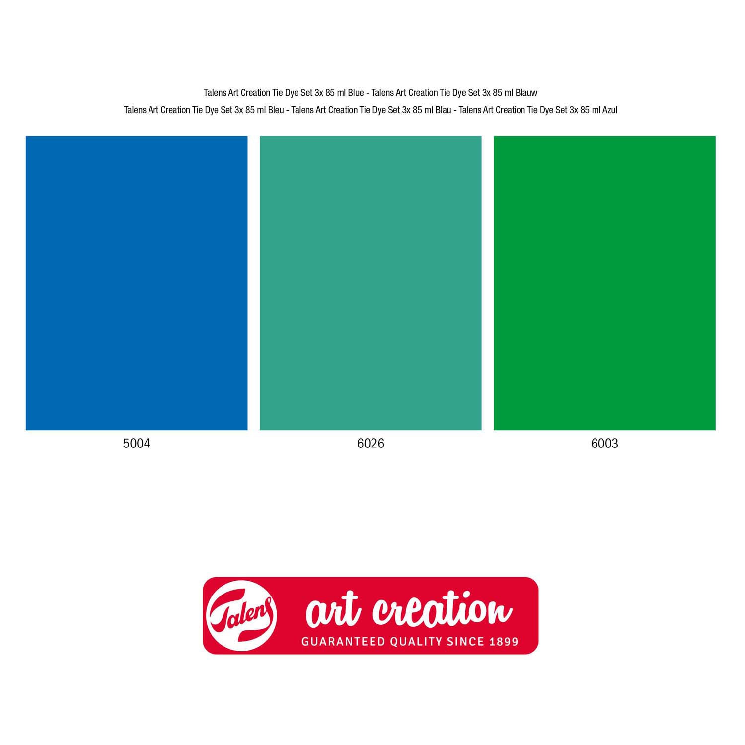 Talens art creation tie-dye set blauw, 3x85ml