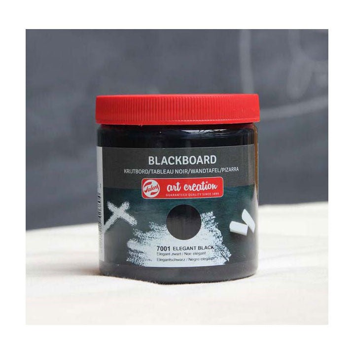 Talens art creation krijtbord pot 250ml elegant zwart 7001
