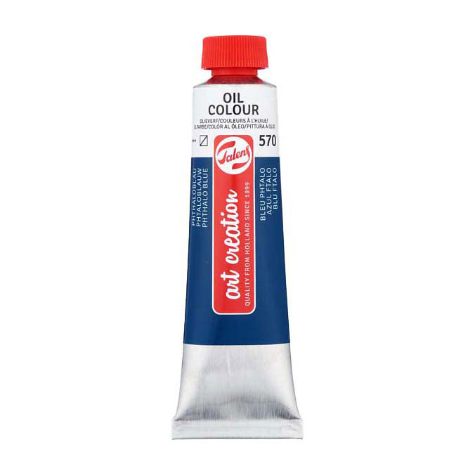 Talens art creation olieverf tube 40ml phtaloblauw 570