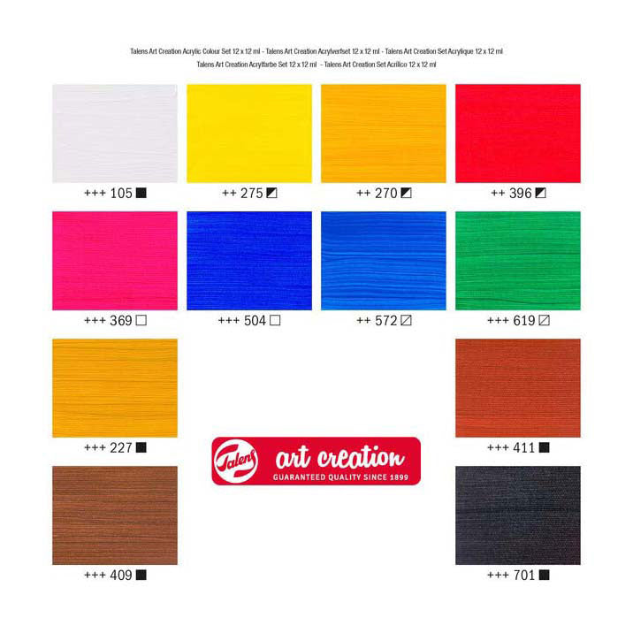 Talens art creation acrylverf set | 12 x 12 ml