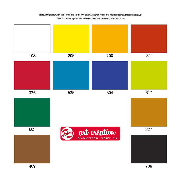 Talens art creation aquarelverf pocket box