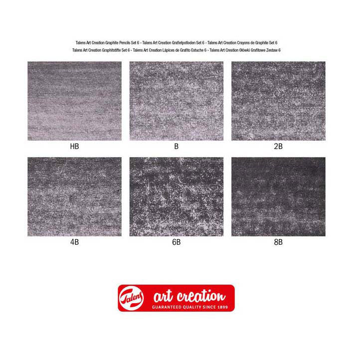 Talens art creation grafietpotloden set 6